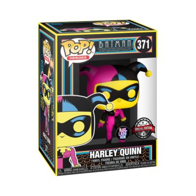 Funko Pop! Heroes: Batman The Animated Series-Harley Quinn Black Light Glow (Special Edition)