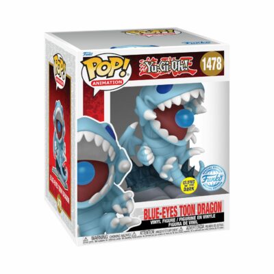 Funko Pop! Animation: Yu-Gi-Oh - Blue Eyes Toon Dragon (Glows In The Dark)-(Special Edition)