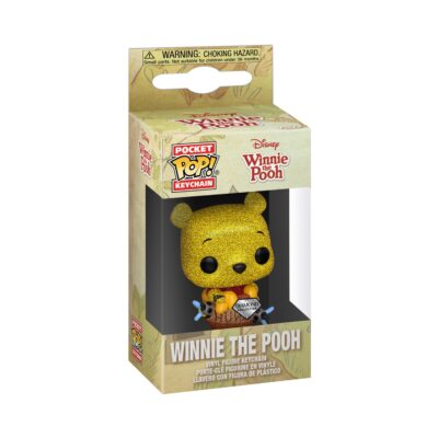 Funko Pop! Pocket Keychain: Disney Winnie The Pooh - Winnie The Pooh With Honeypot (Special Edition)(Diamond Collection)