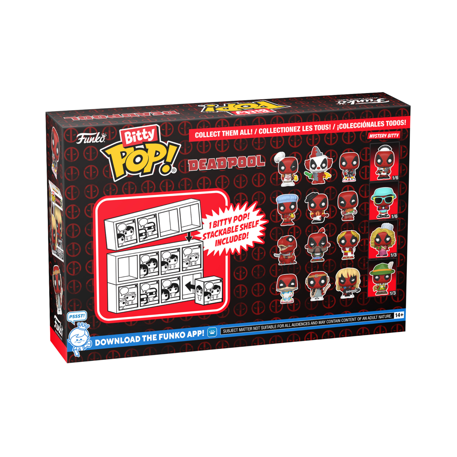 Funko Bitty Pop!: Deadpool - Series 2 4 Pack - Image 3