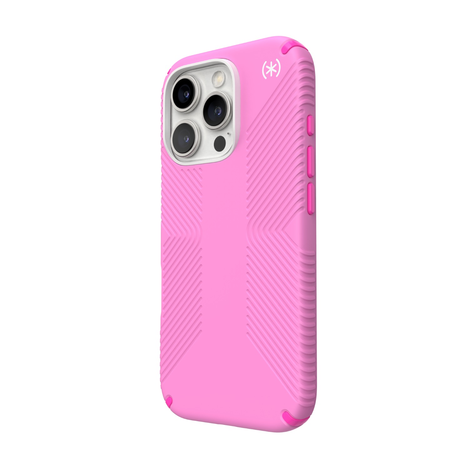 Speck Presidio2 Grip MagSafe Case - Apple iPhone 16 Pro - True Pink & Shocking Pink - Image 2
