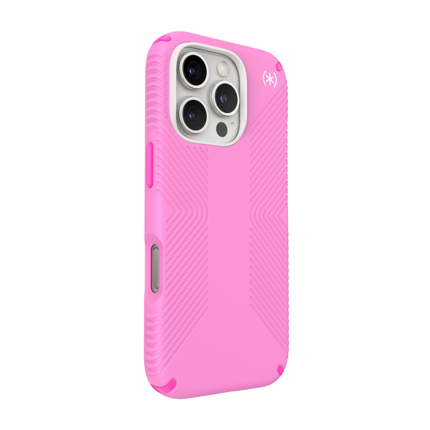 Speck Presidio2 Grip MagSafe Case - Apple iPhone 16 Pro - True Pink & Shocking Pink - Image 3