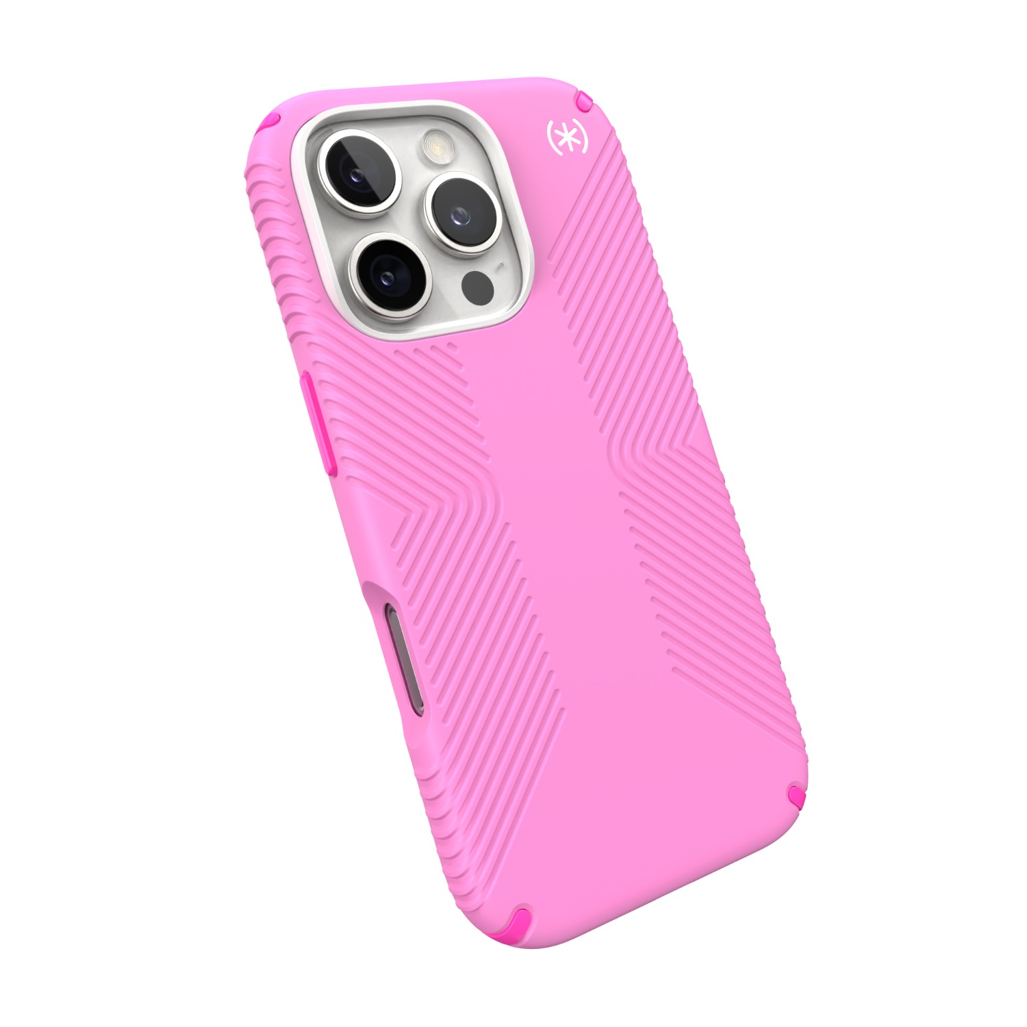 Speck Presidio2 Grip MagSafe Case - Apple iPhone 16 Pro - True Pink & Shocking Pink - Image 4
