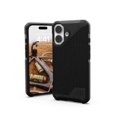 UAG Metropolis LT MagSafe Case - Apple iPhone 16 - Kevlar Black