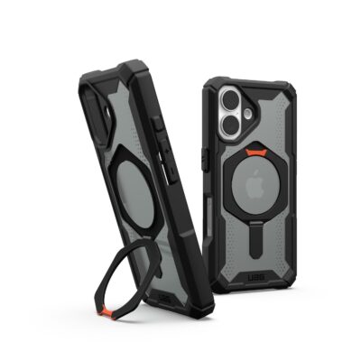 UAG Plasma XTE MagSafe Case - Apple iPhone 16 - Black & Orange
