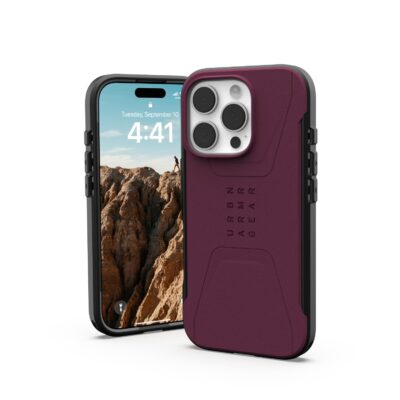 UAG Civilian Magsafe Case - Apple iPhone 16 Pro - Bordeaux