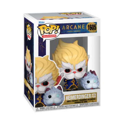 Funko Pop! Television: ARCANE League Of Legends - Heimerdinger With Poro