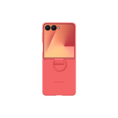 Samsung Silicone Cover With Ring - Samsung Galaxy Z Flip7 - Red