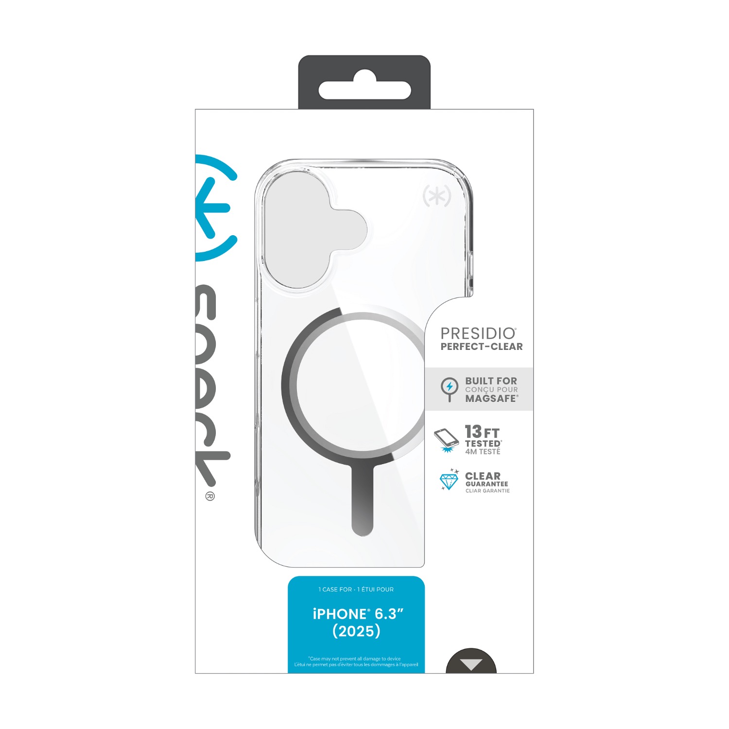 Speck Presidio Perfect Clear MagSafe Case - Apple iPhone 17 - Clear - Image 11
