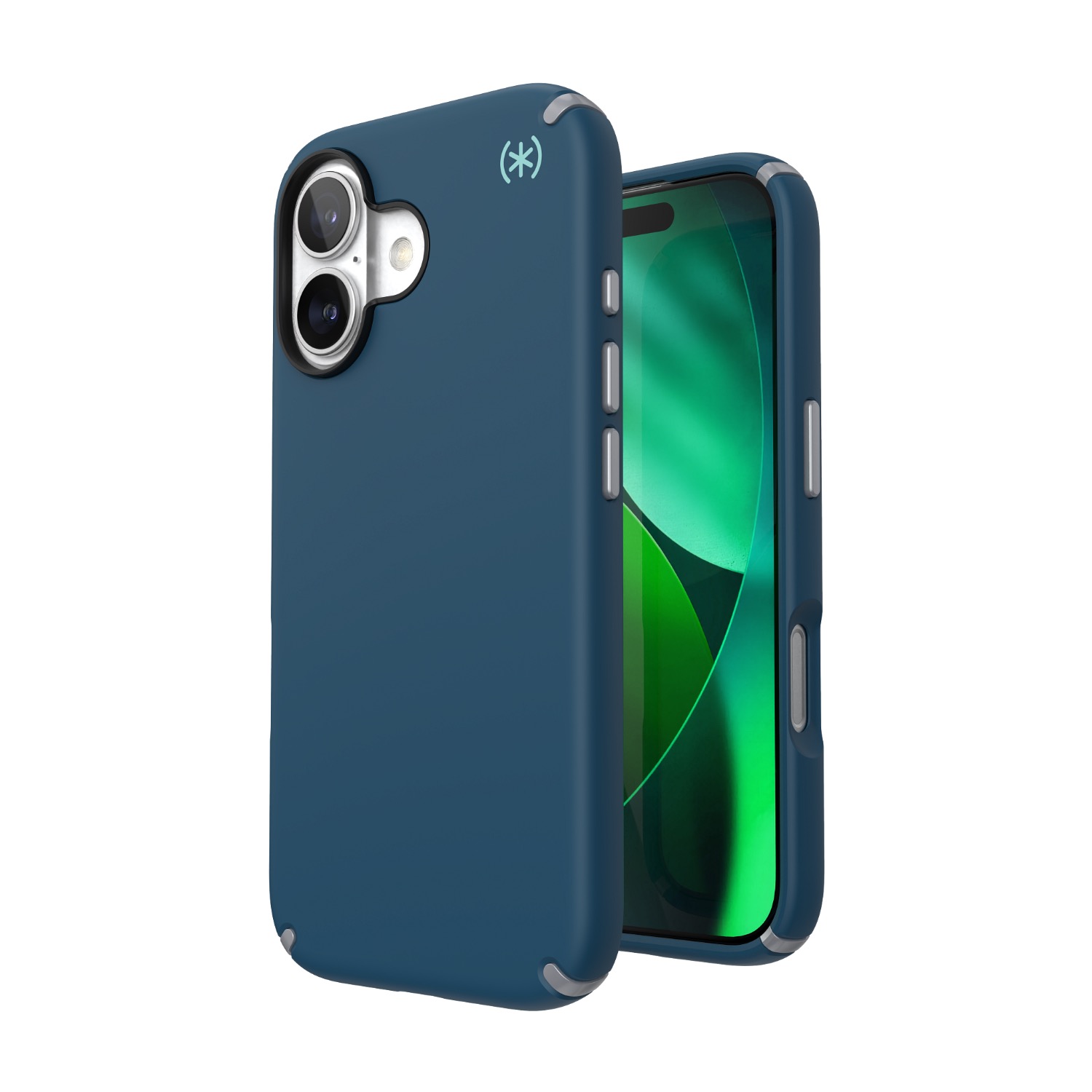Speck Presidio2 Pro MagSafe Case - Apple iPhone 17 - Blue & Silver - Image 7