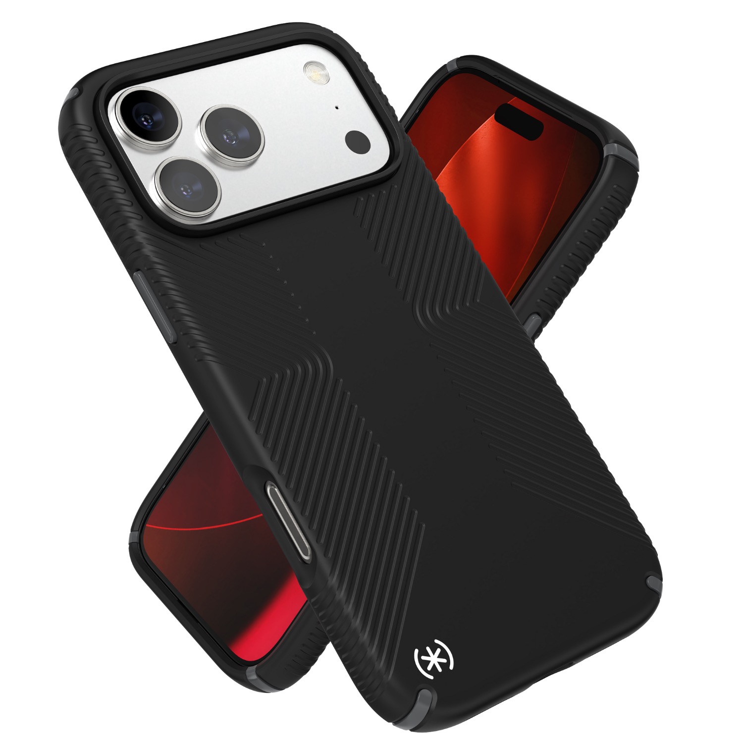 Speck Presidio2 Grip MagSafe Case - Apple iPhone 17 Pro Max - Black & Slate Grey - Image 8