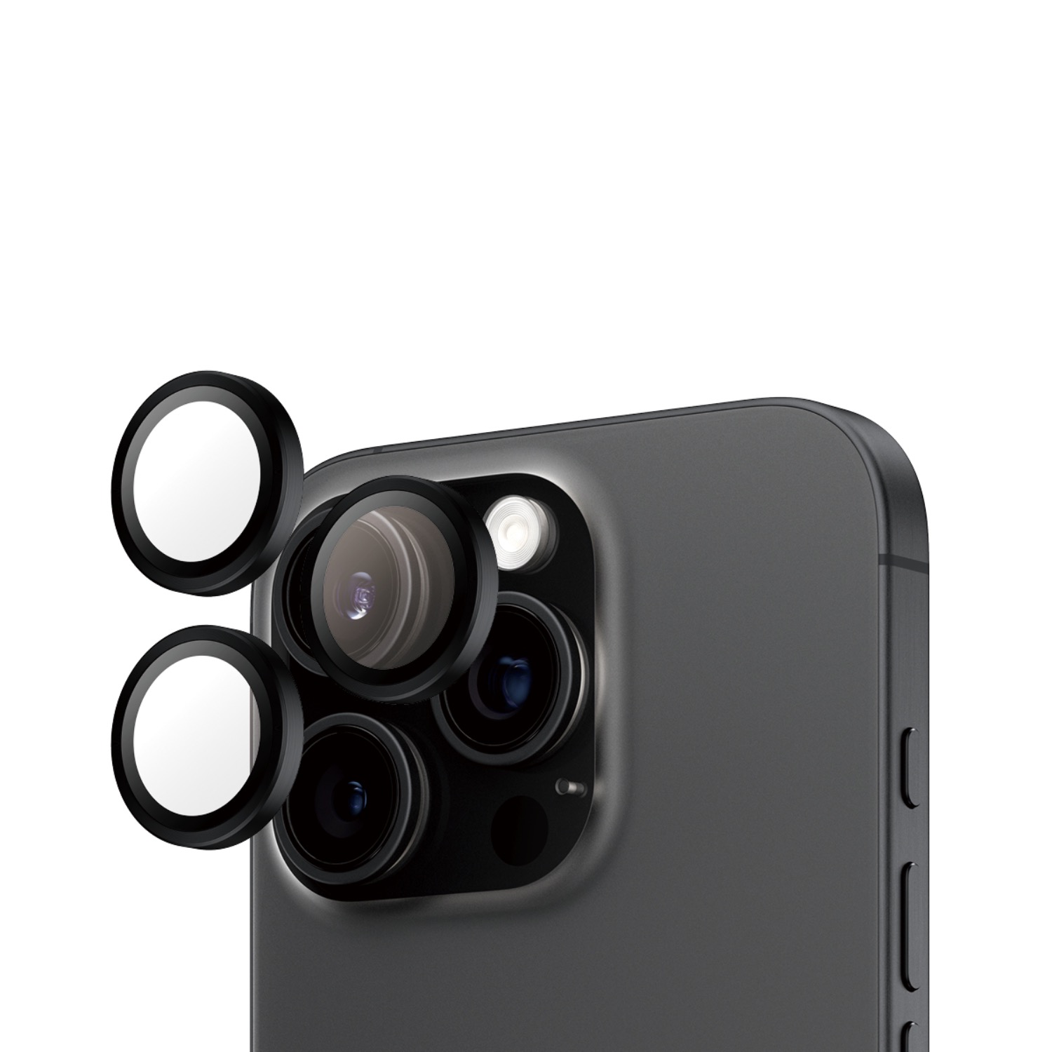 PanzerGlass Hoops Lens Screen Protector - Apple iPhone 16 Pro / iPhone 16 Pro Max - Black - Image 14