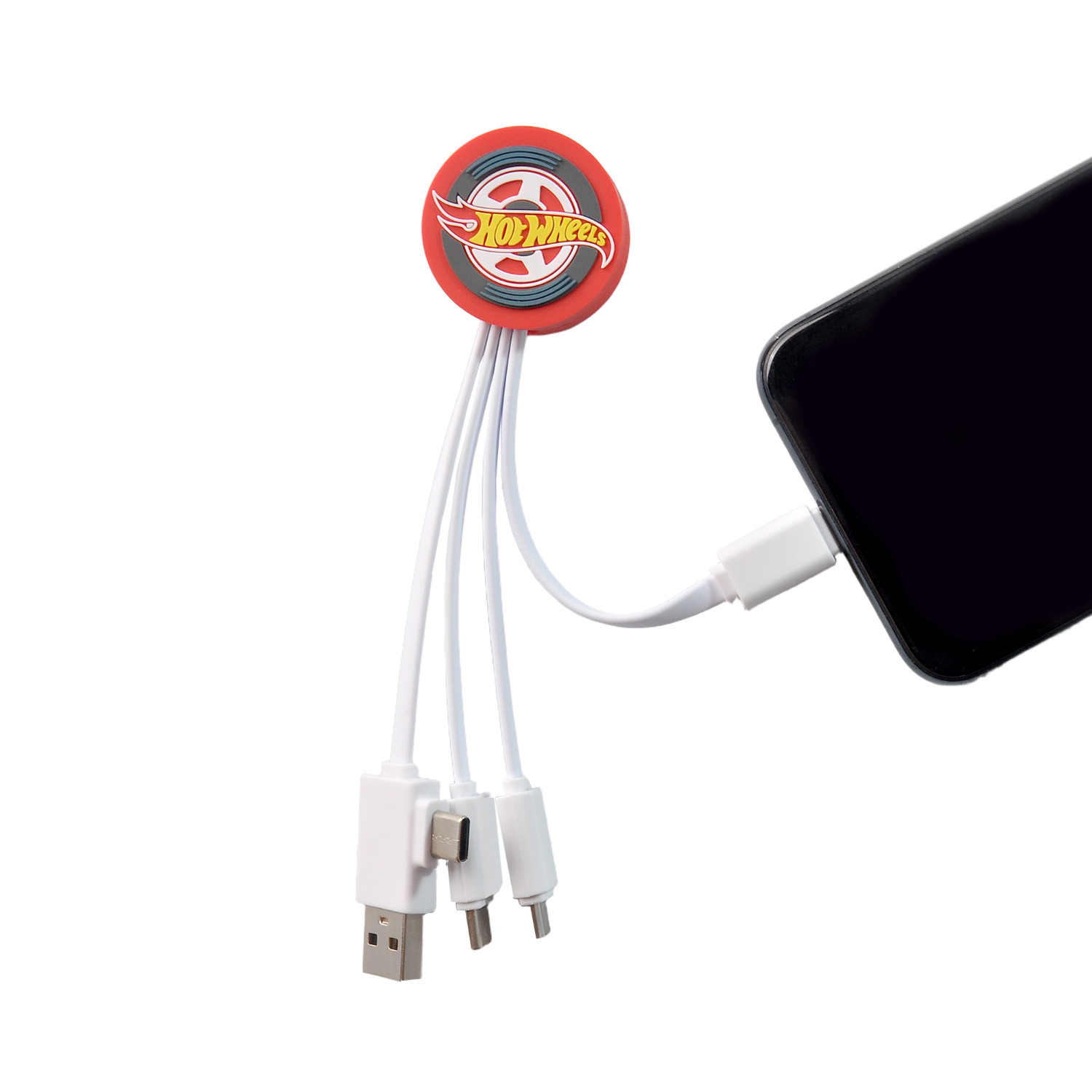 Hot Wheels 5-In1 Cable - White - Image 8