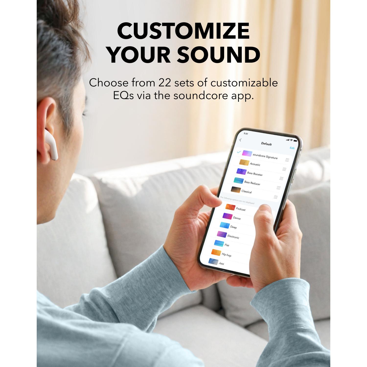 soundcore K20i True Wireless Earbuds - White - Image 17