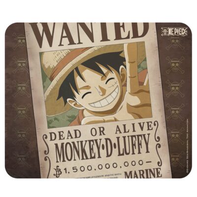 One Piece - Flexible Mousepad - Wanted Luffy