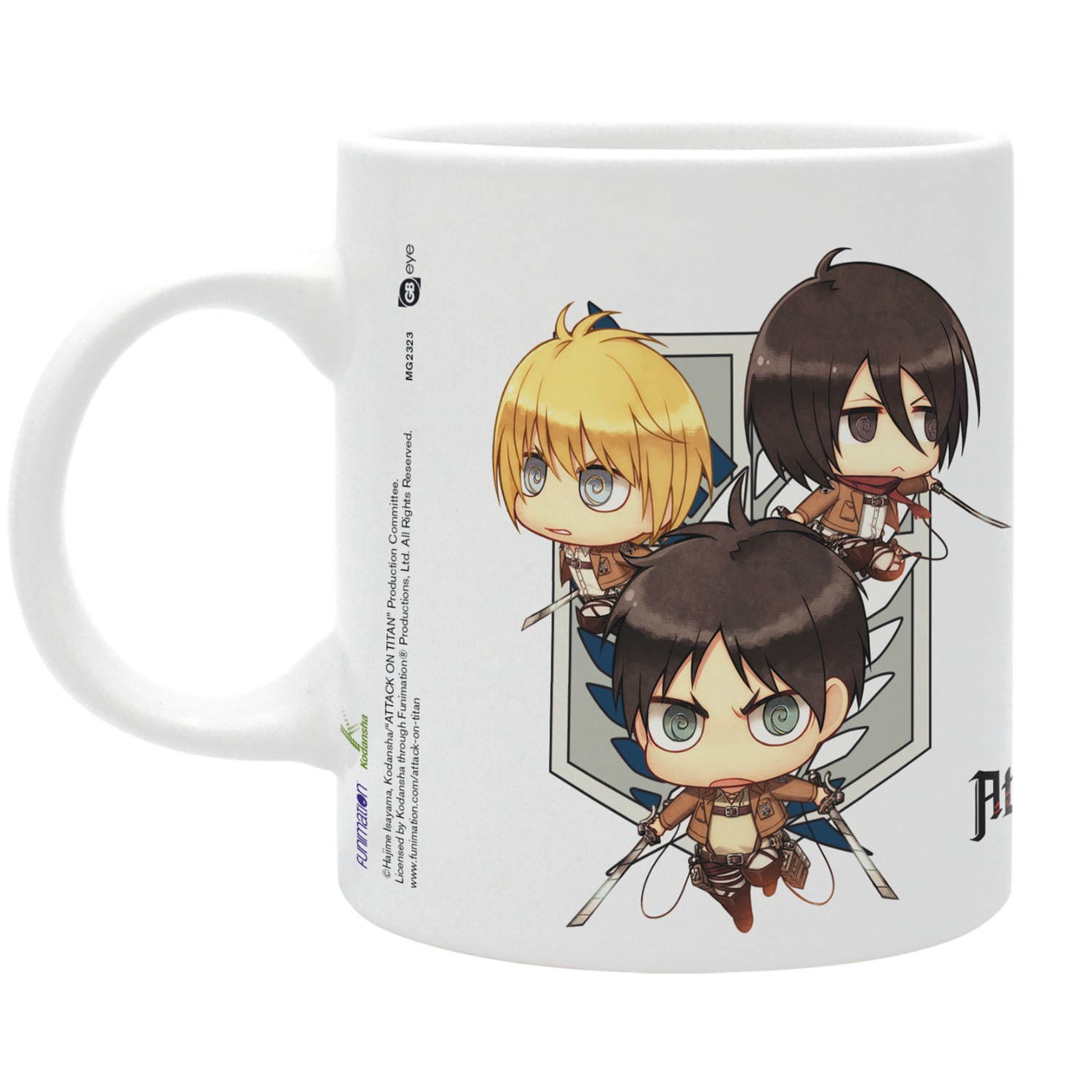 Attack On Titan - Mug - 320ml - Chibi Trio - Image 11