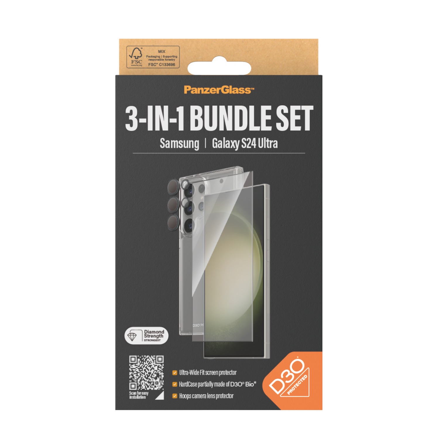 PanzerGlass 3-In-1 Protection Bundle - Samsung Galaxy S24 Ultra - Image 8