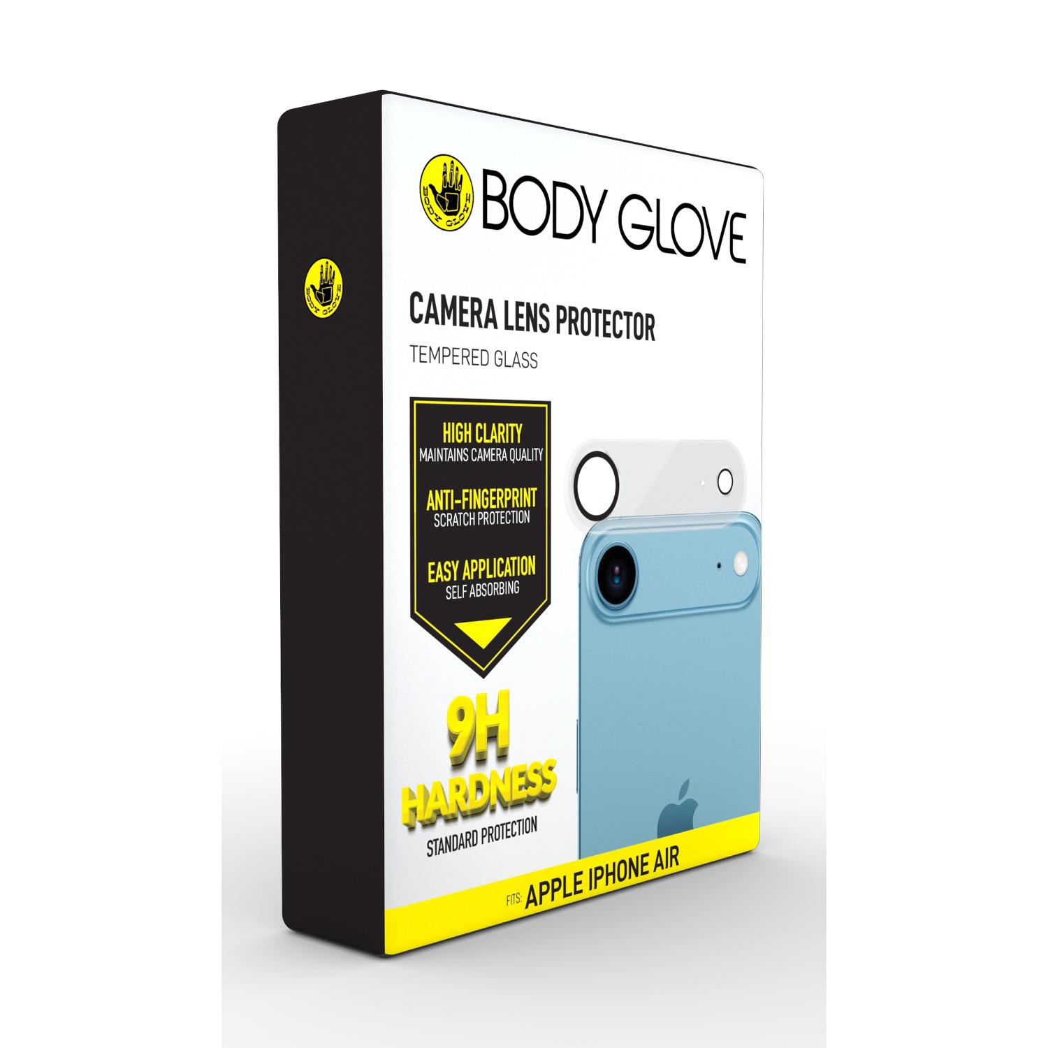 Body Glove Tempered Glass Camera Screen Protector - Apple iPhone Air - Black - Image 14