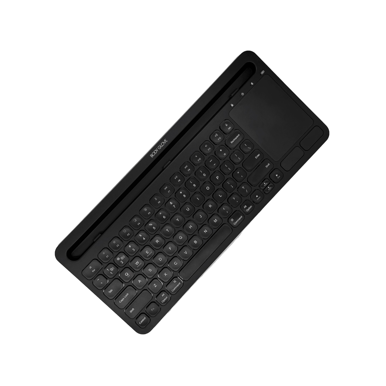 Body Glove Wireless Keyboard With Stand - Black - Image 10