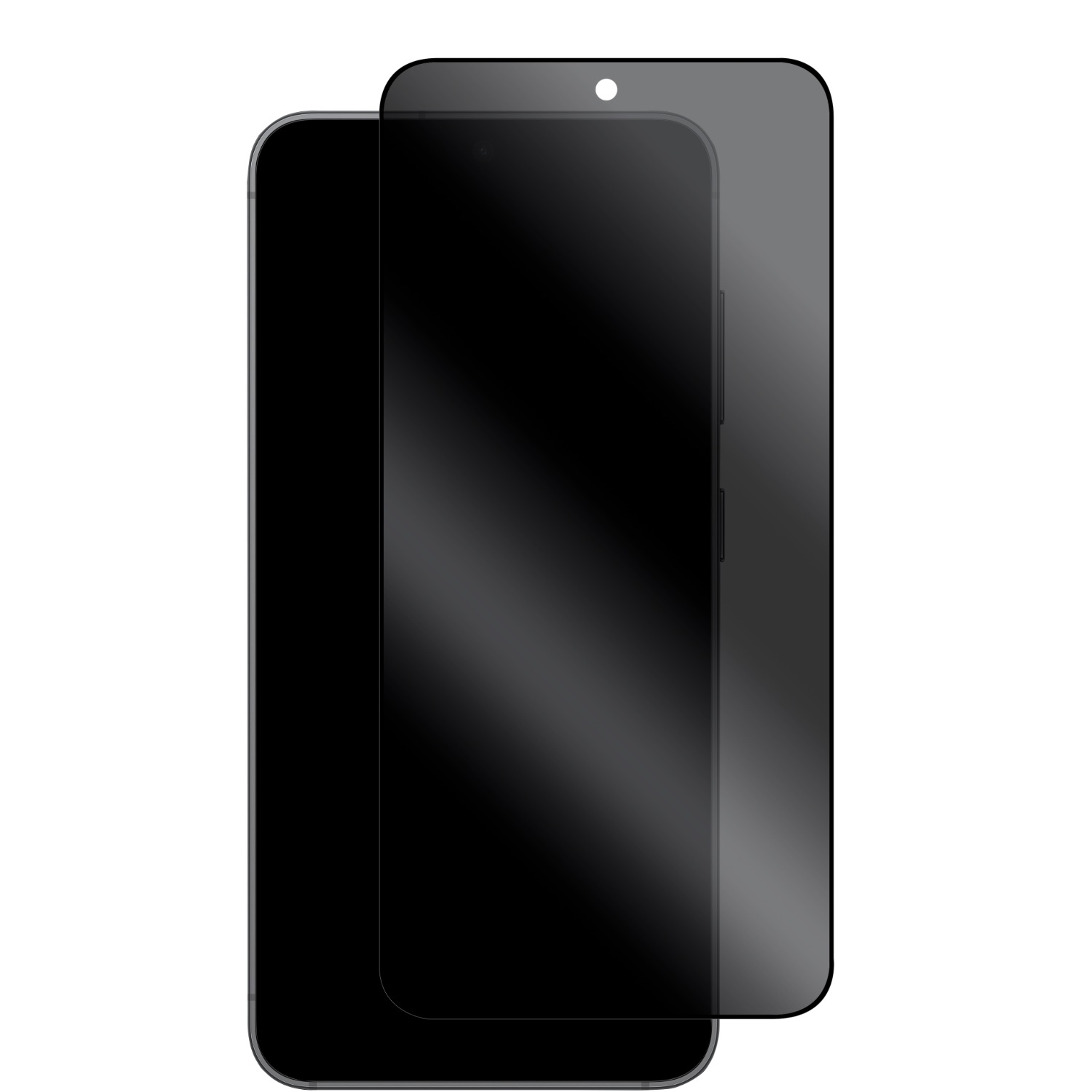 Body Glove Privacy Tempered Glass Screen Protector - Samsung Galaxy S25 - Black Border - Image 12