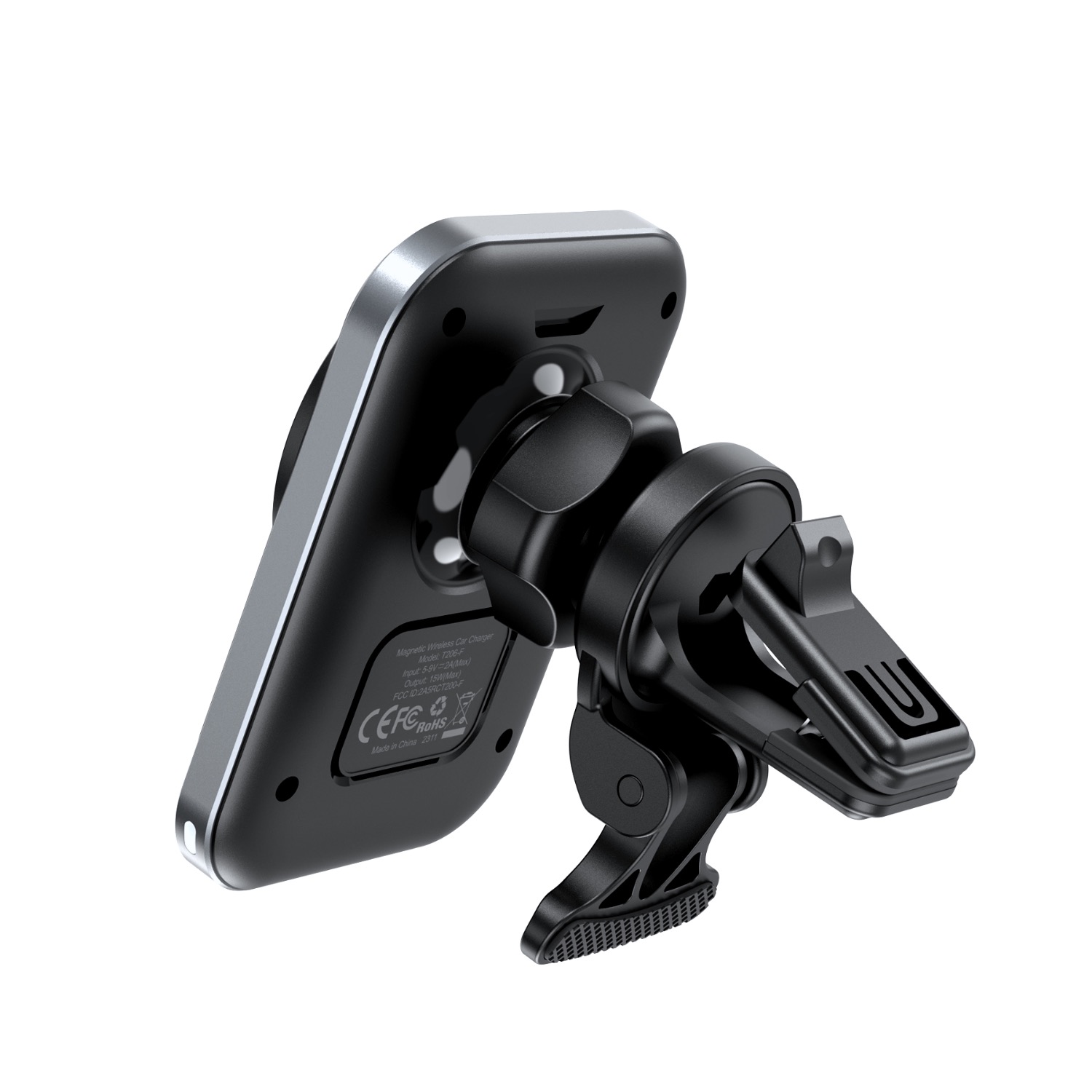Choetech Magnetic Wireless Car Charger T206-F 15W - Black - Image 32