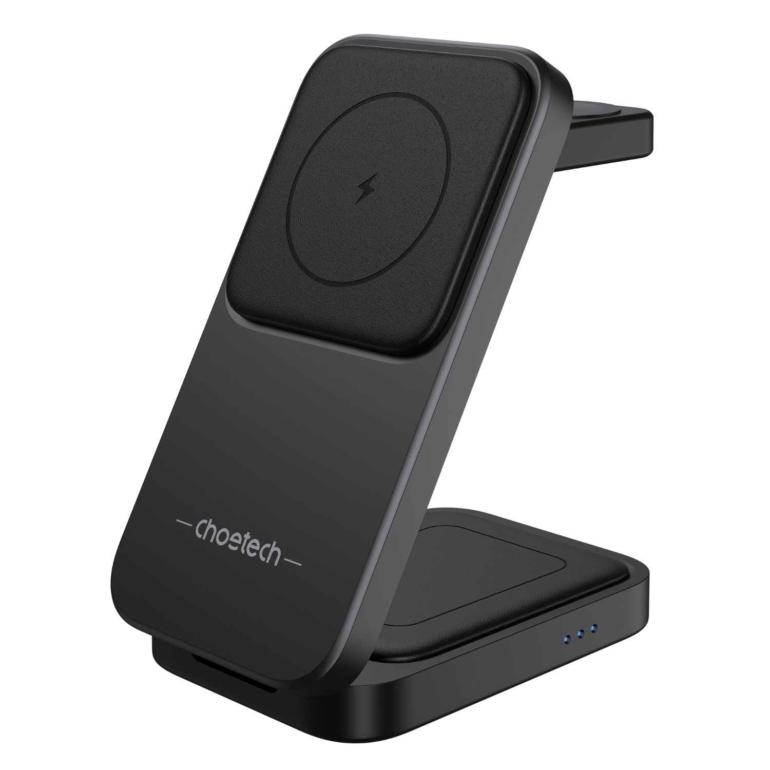 Choetech Fast Wireless 3 In 1 Magnetic Charging Stand T611-F 15W - Black - Image 27