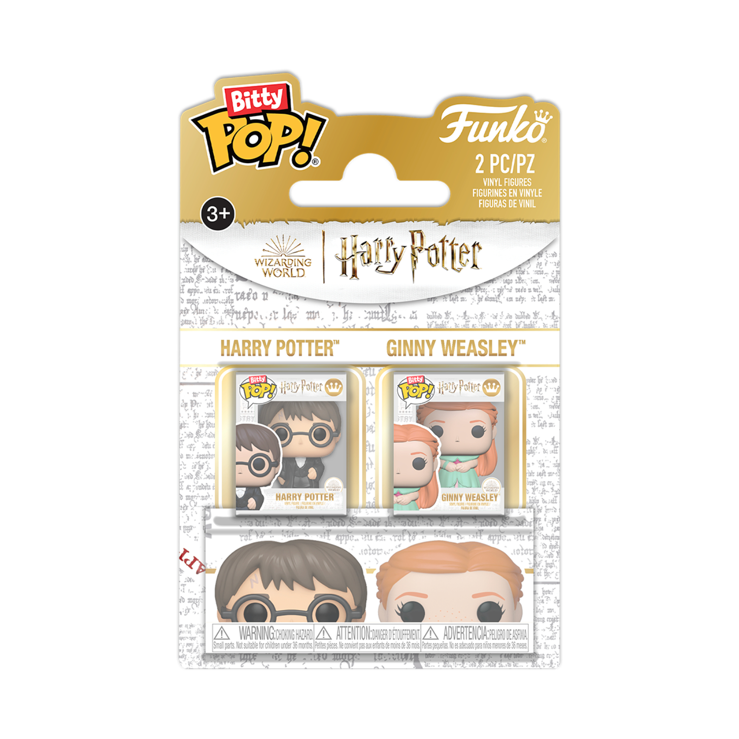 Funko Bitty Pop!: Harry Potter - Harry Potter & Ginny Weasley 2 Pack - Image 2