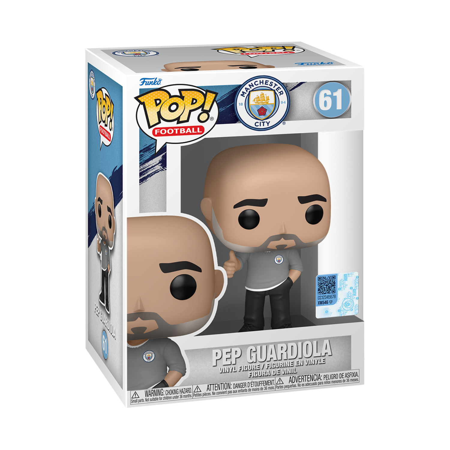 Funko Pop! Football: Manchester City - Pep Guardiola - Image 4