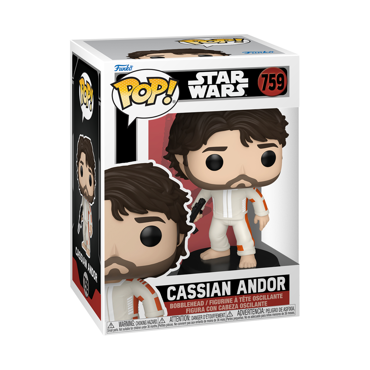Funko Pop!: Star Wars Andor - Cassian Andor With Blaster - Image 3