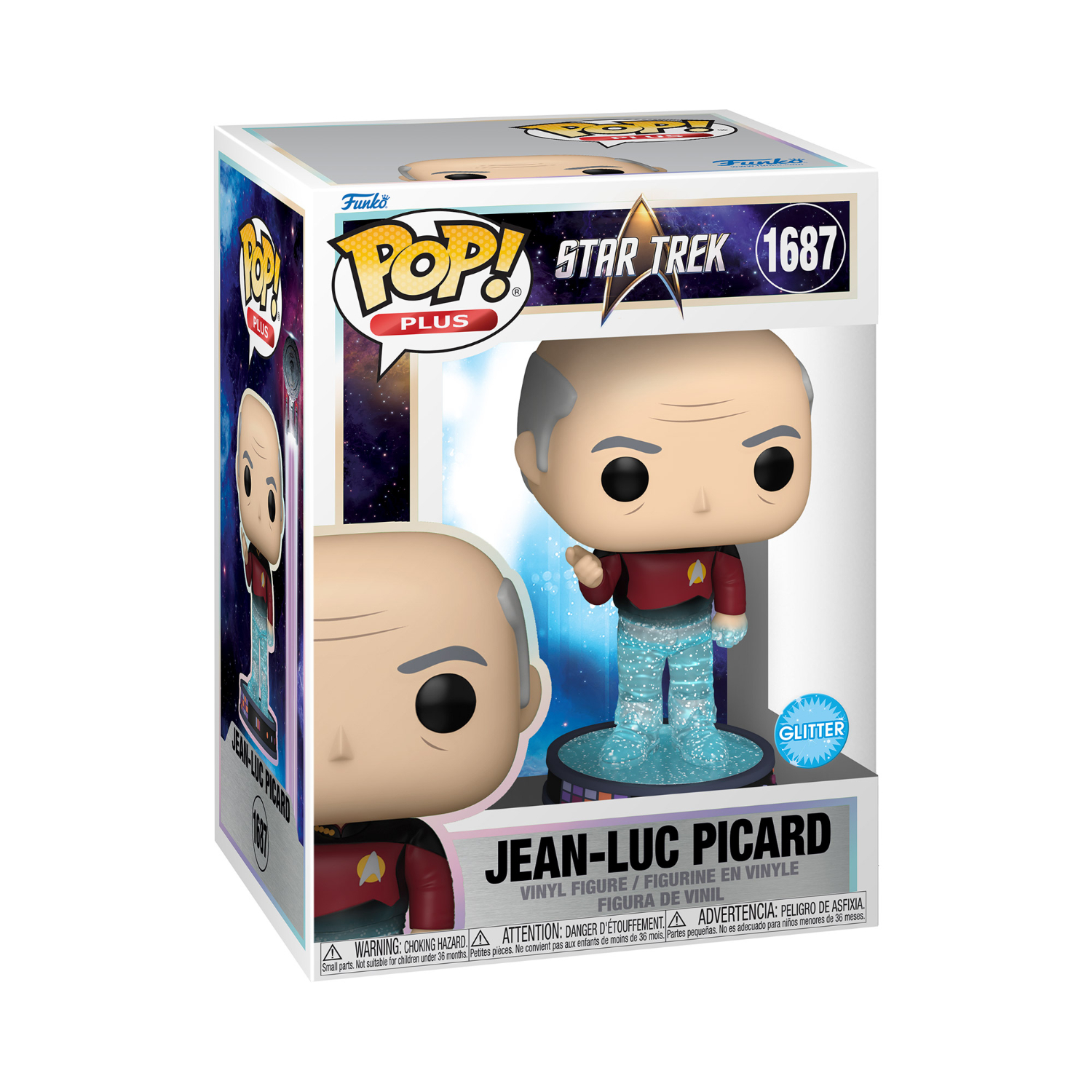 Funko Pop! Plus: Star Trek - Jean-Luc Picard (Glitter) - Image 3