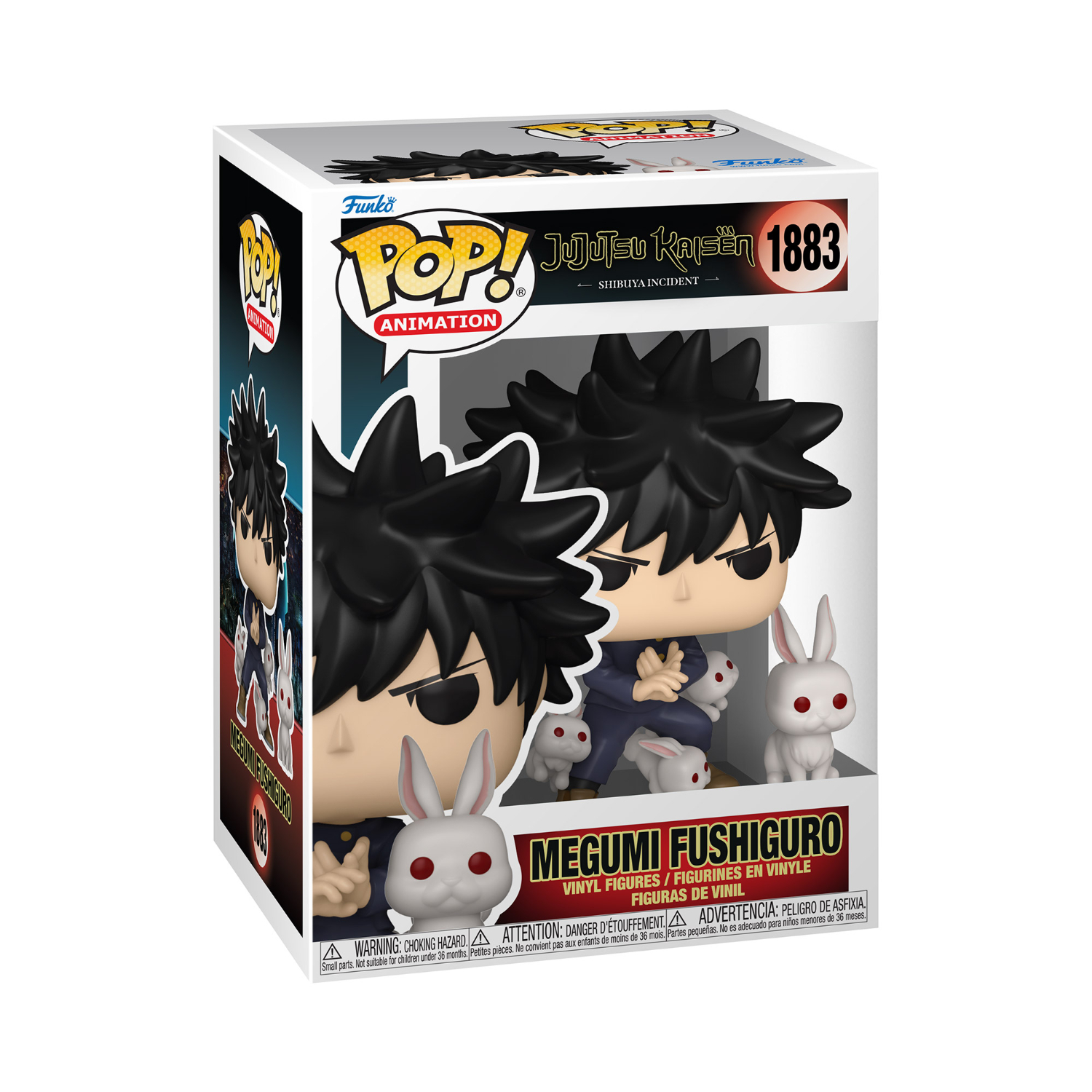 Funko Pop! & Buddy Animation: Jujutsu Kaisen - Megumi Fushiguro With Rabbits - Image 3