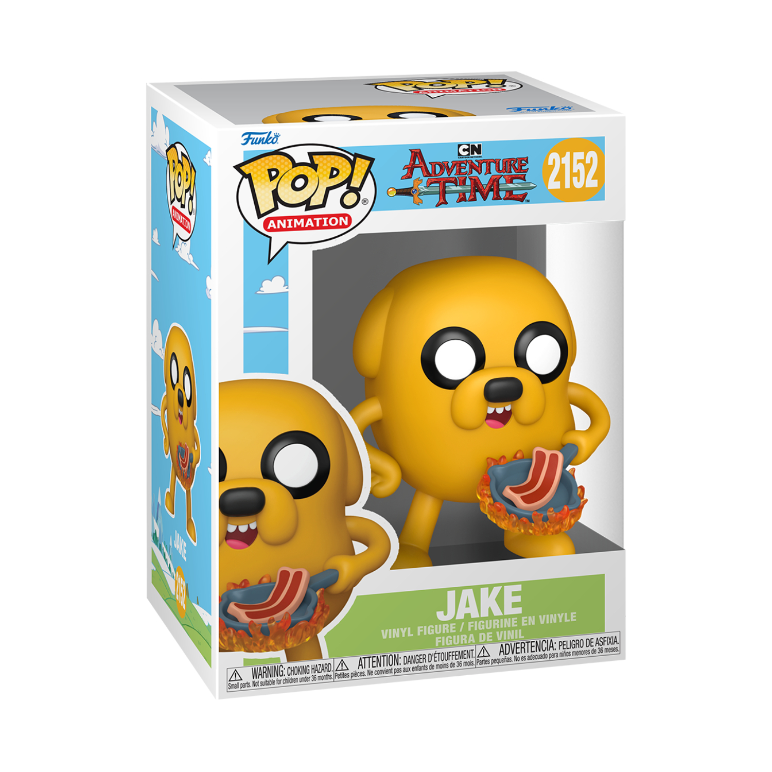 Funko Pop! Animation: Adventure Time - Jake With Bacon Pancakes - Image 7