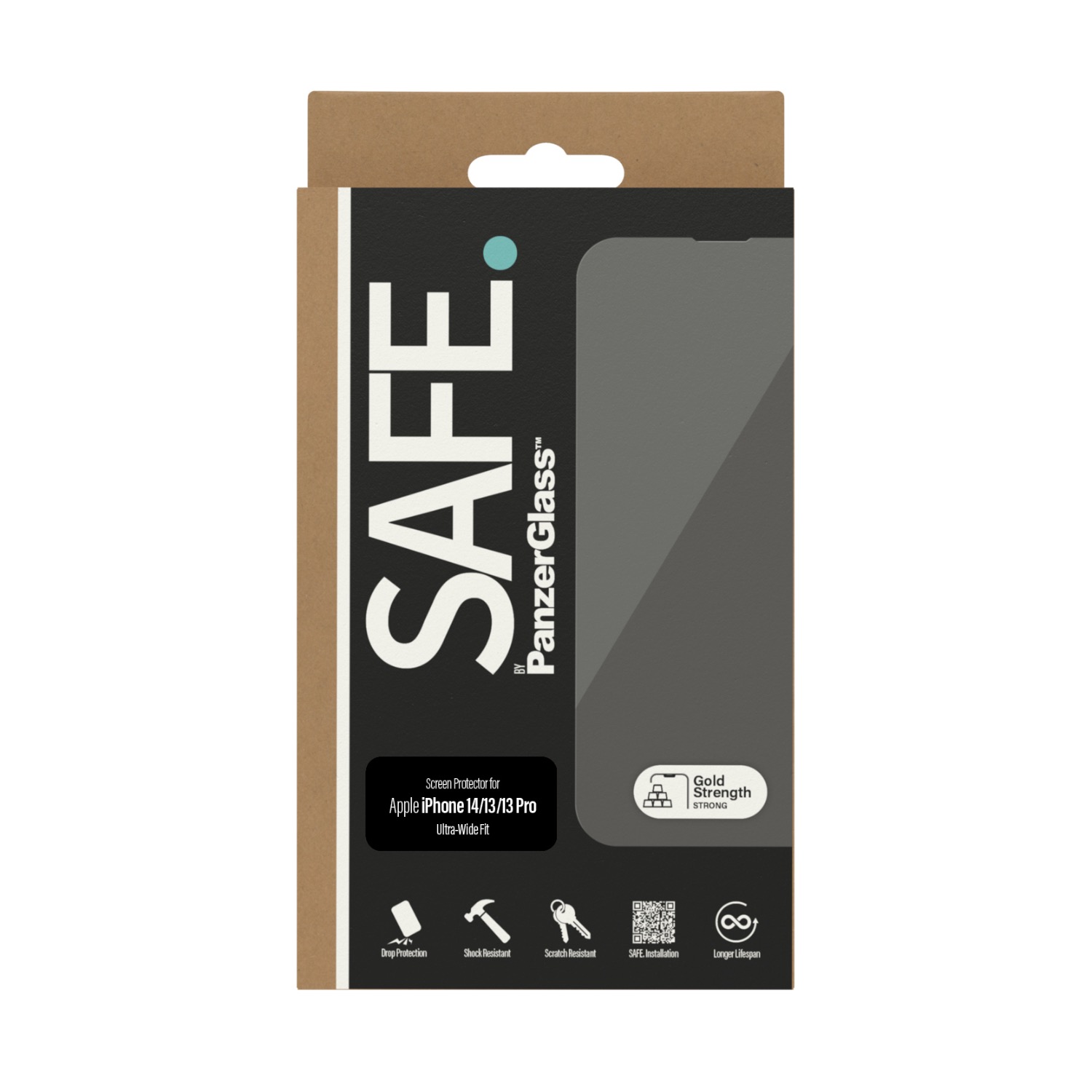 SAFE. By PanzerGlass Privacy Screen Protector Ultra Wide Fit - Apple iPhone 14 / iPhone 13 / iPhone 13 Pro - Image 22