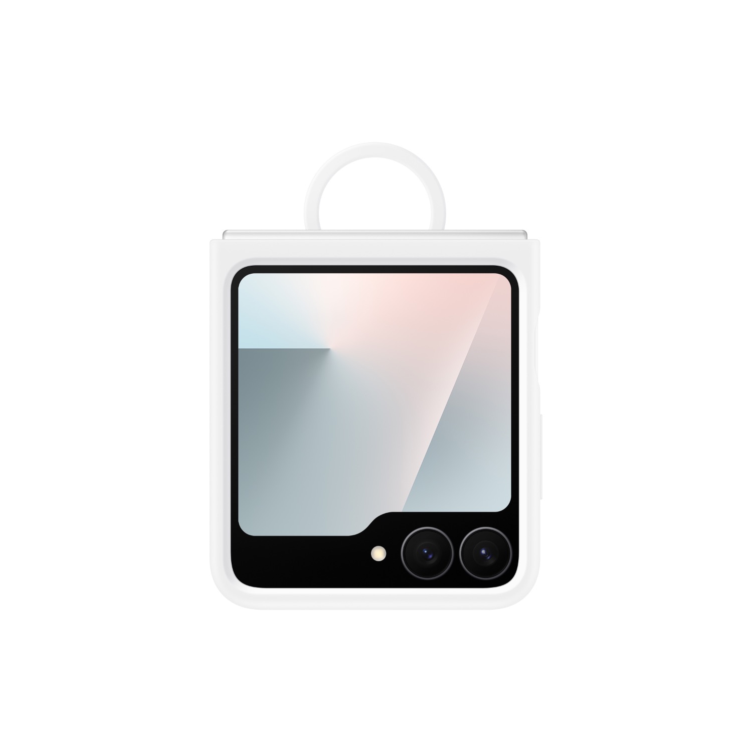 Samsung Silicone Cover With Ring - Samsung Galaxy Z Flip7 FE / Flip6 - White - Image 17