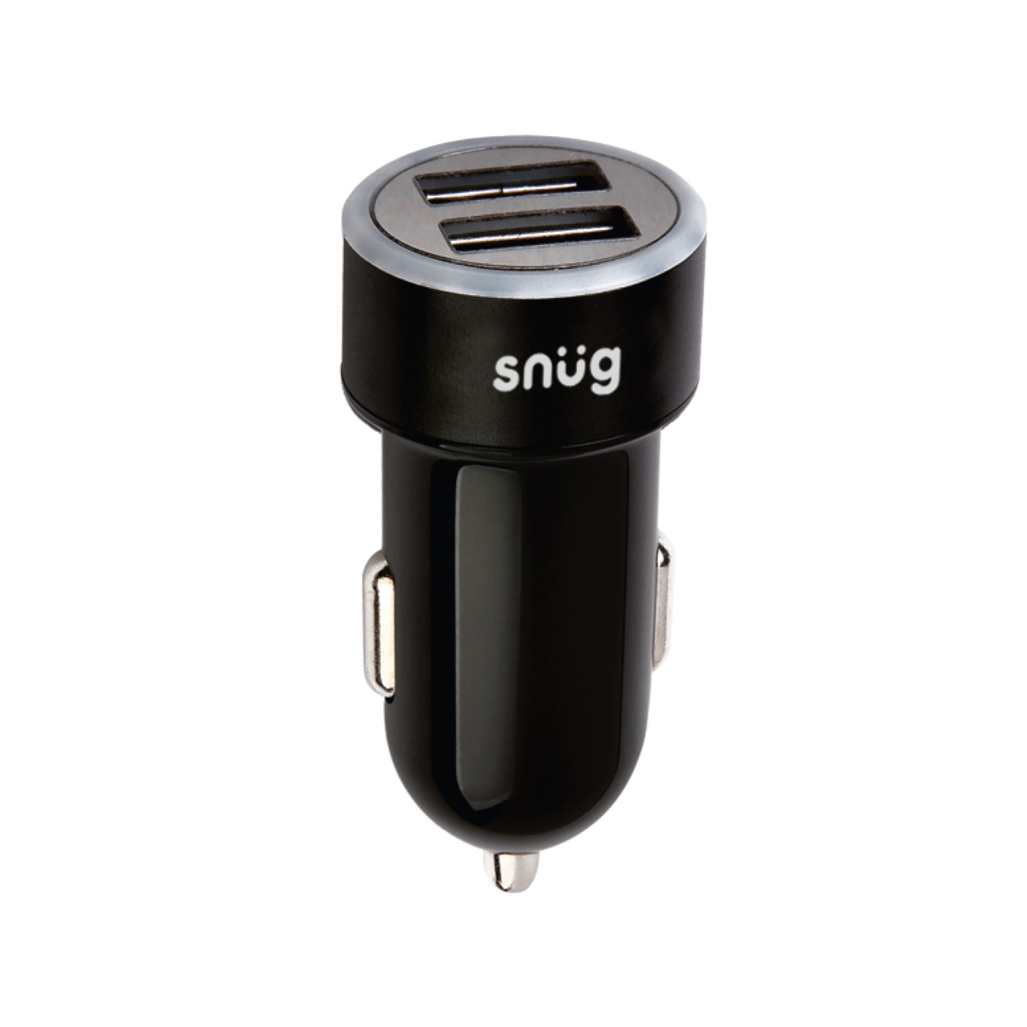 Snug Car Juice Dual USB Port Car Charger With Type-C Cable - 3.4A - Image 2