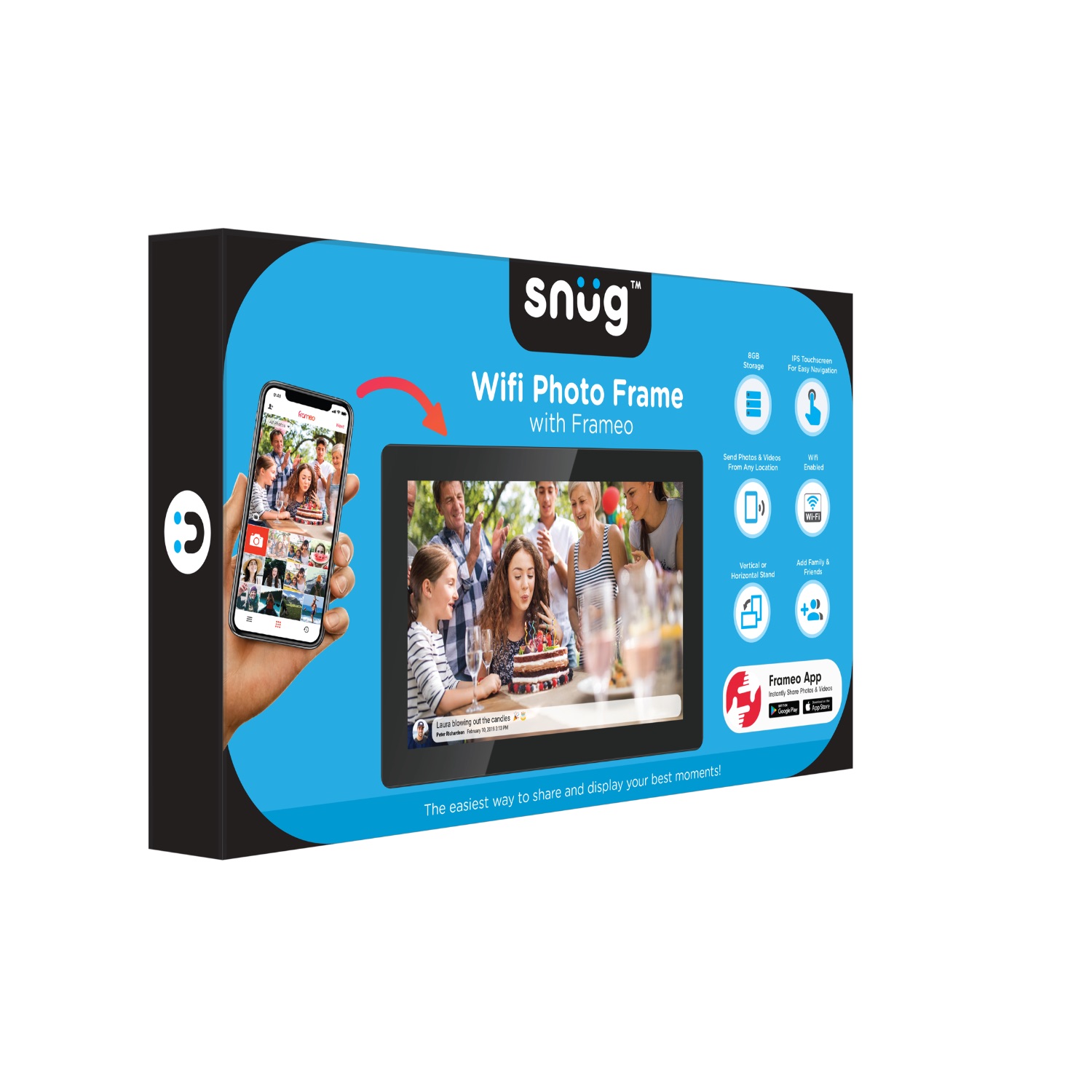 Snug Wifi Photo Frame With Frameo - Image 8