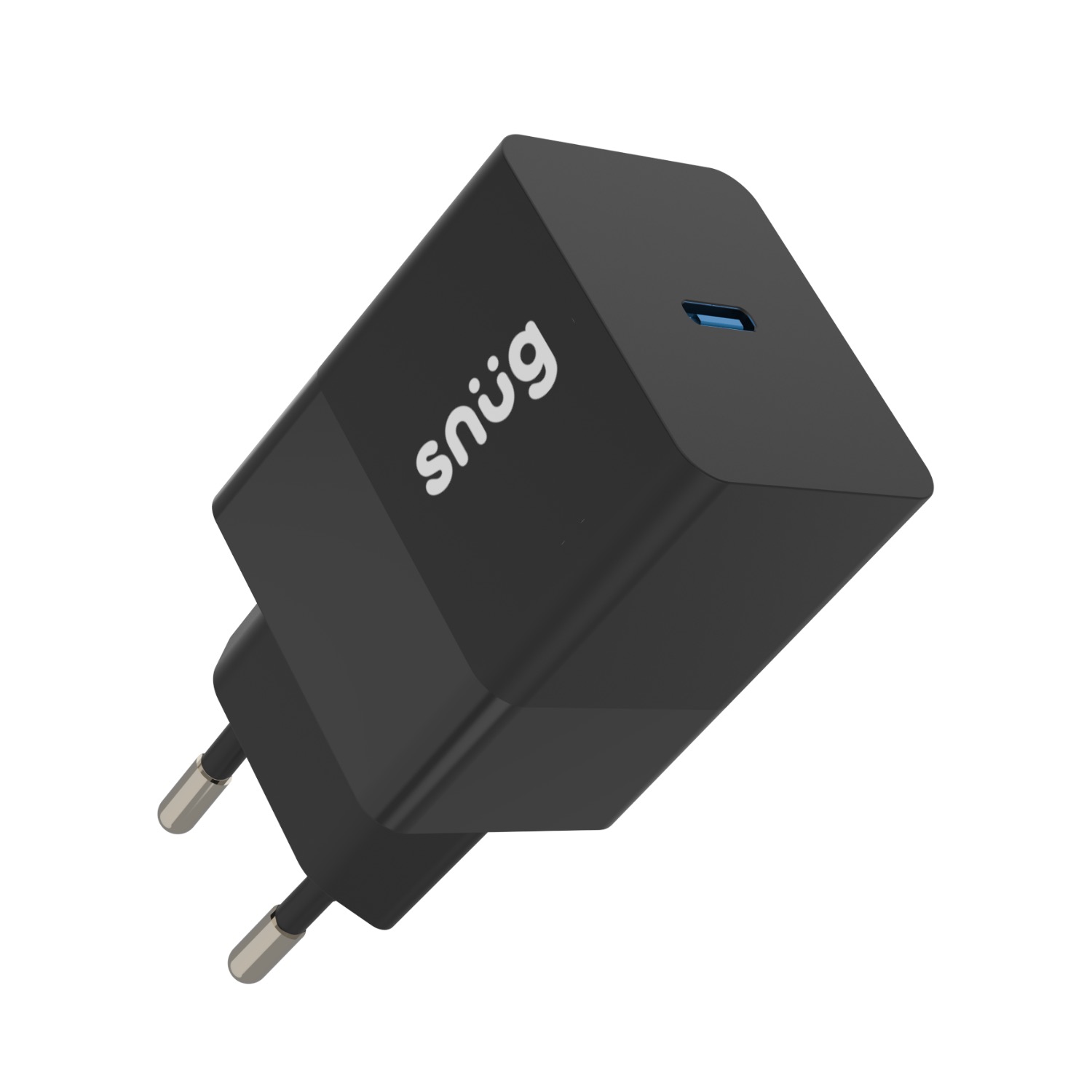 Snug 1 Port PD Home Charger With Cable - 45W - Black - Image 8