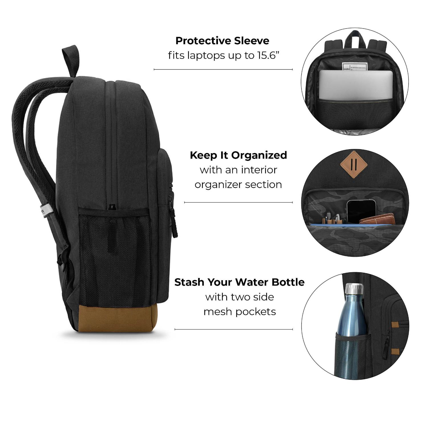Solo RE:Fresh Backpack - Up To 17.5 Inch - Grey - Image 28