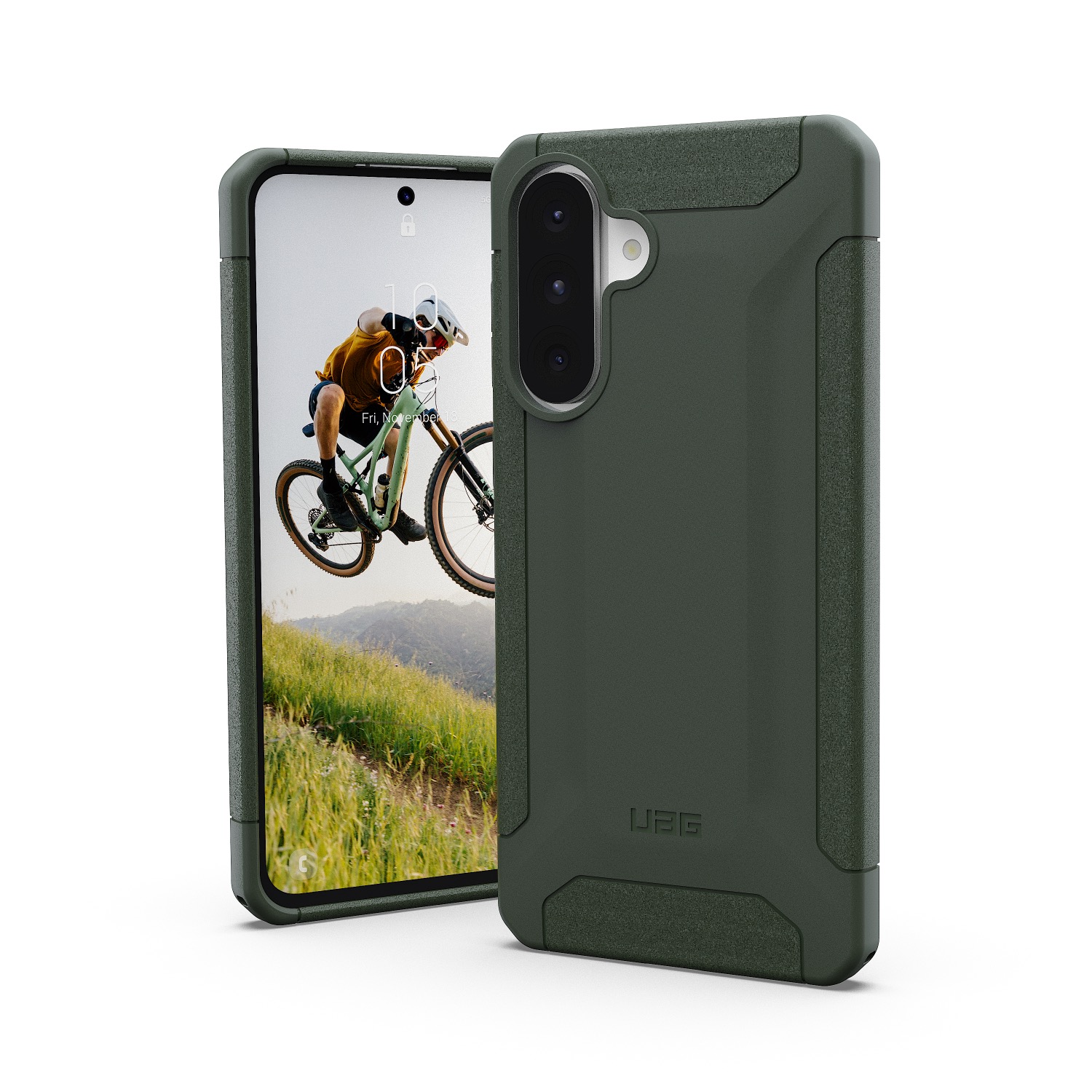 UAG Scout Case - Samsung Galaxy A56 - Olive Drab - Image 28