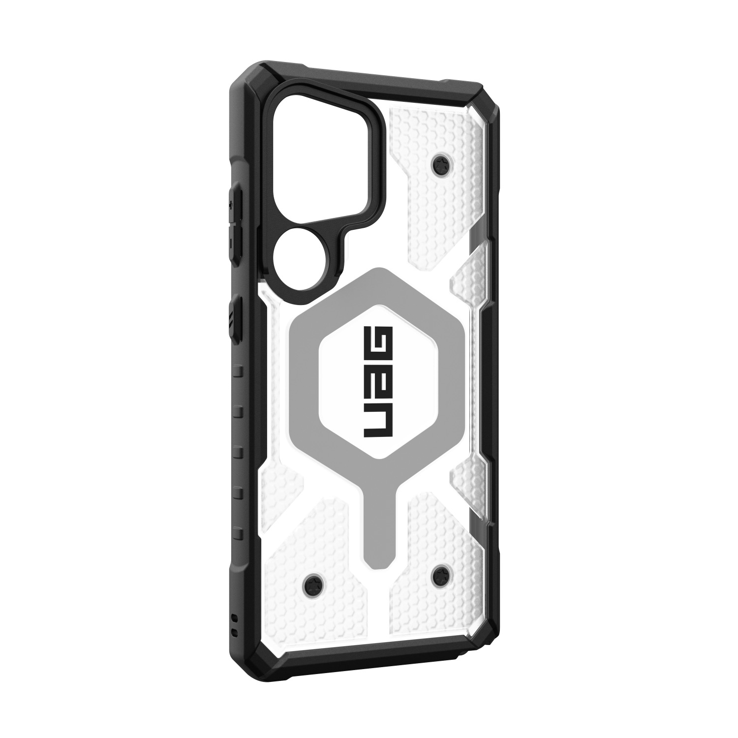 UAG Pathfinder Clear Magsafe Case - Samsung Galaxy S25 Ultra - Silver - Image 35