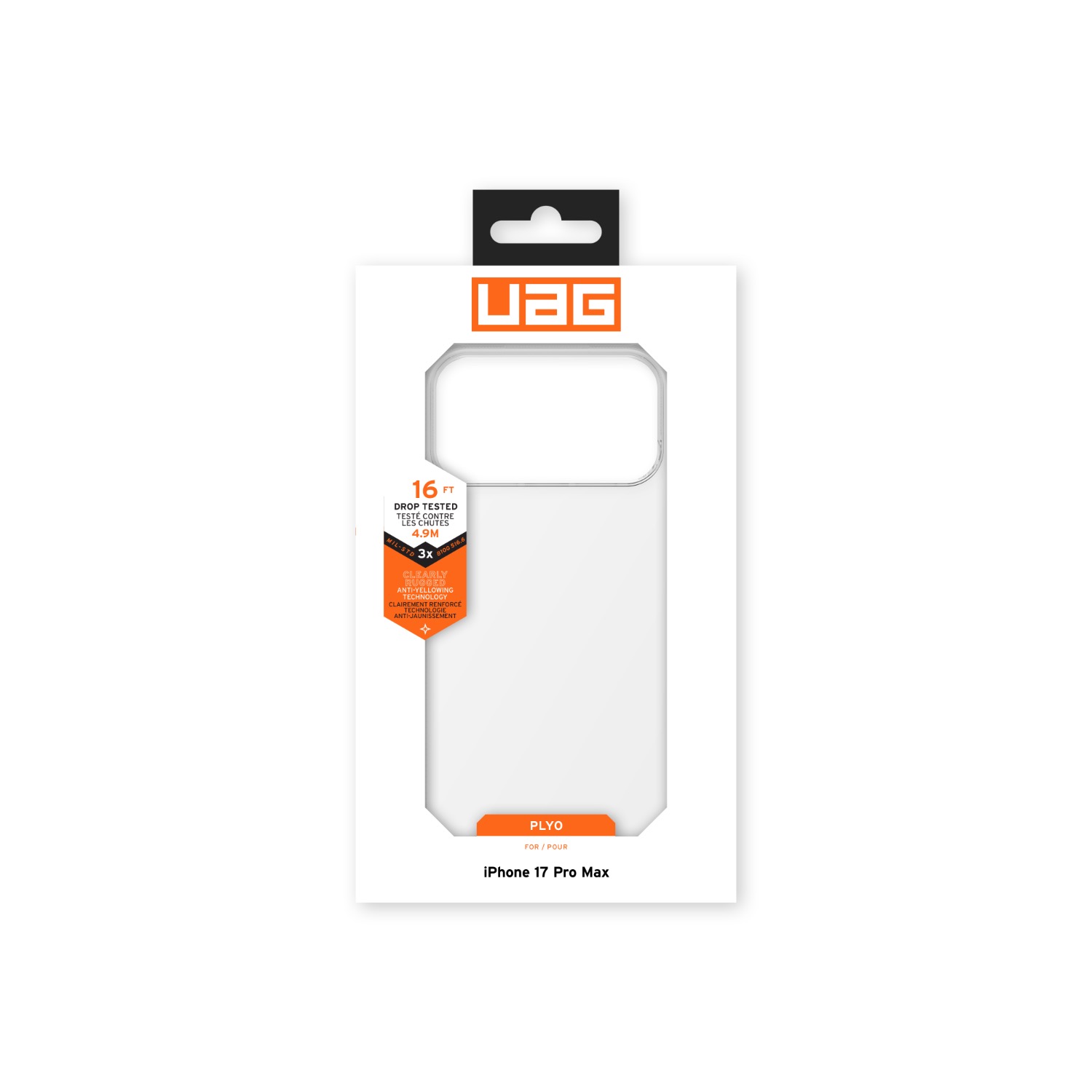 UAG Plyo Case - Apple iPhone 17 Pro Max - Ice - Image 32
