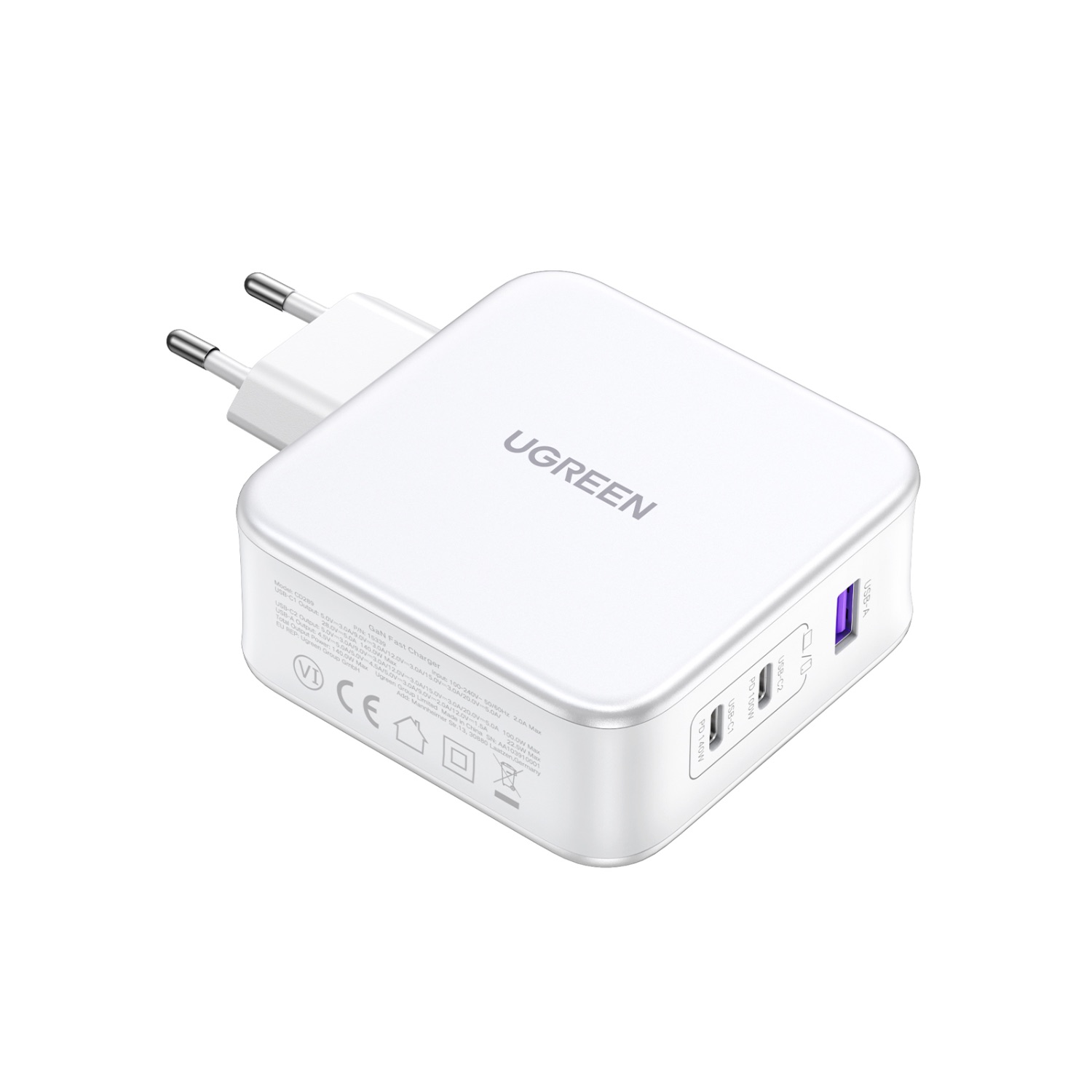 UGREEN 3 Port GaN PD Home Charger - 140W - Image 9