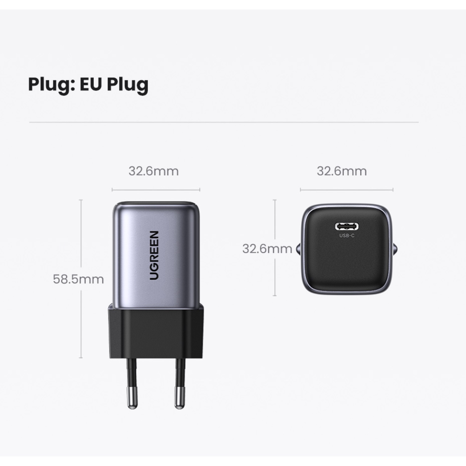 UGREEN 1 Port GaN PD Home Charger - 30W - Image 6