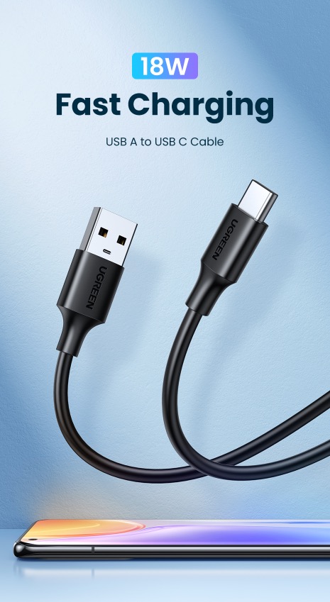UGREEN USB To Type-C Cable 2 Metre - Black - Image 26