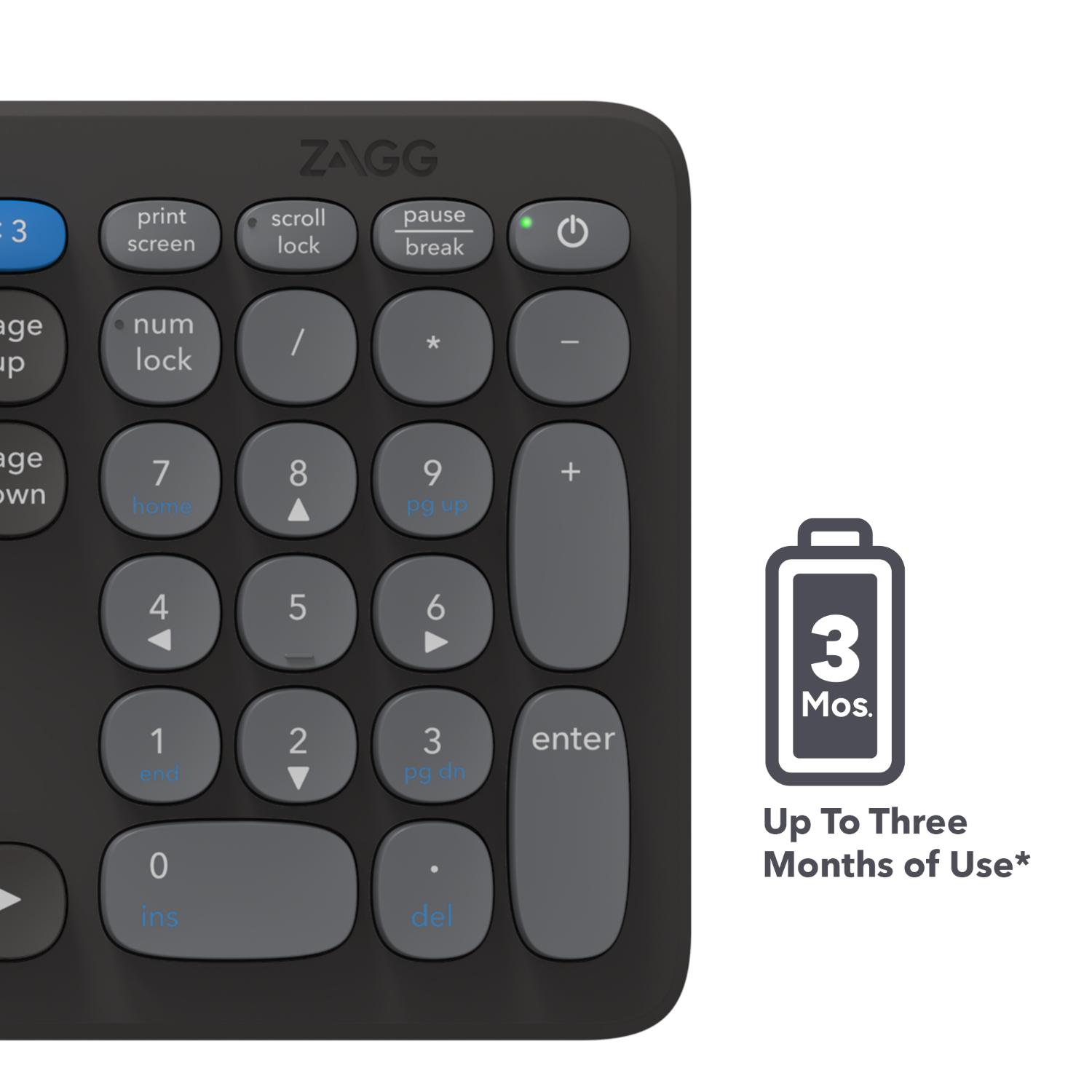 ZAGG Pro Wireless Keyboard 17-Inch - Grey - Image 40