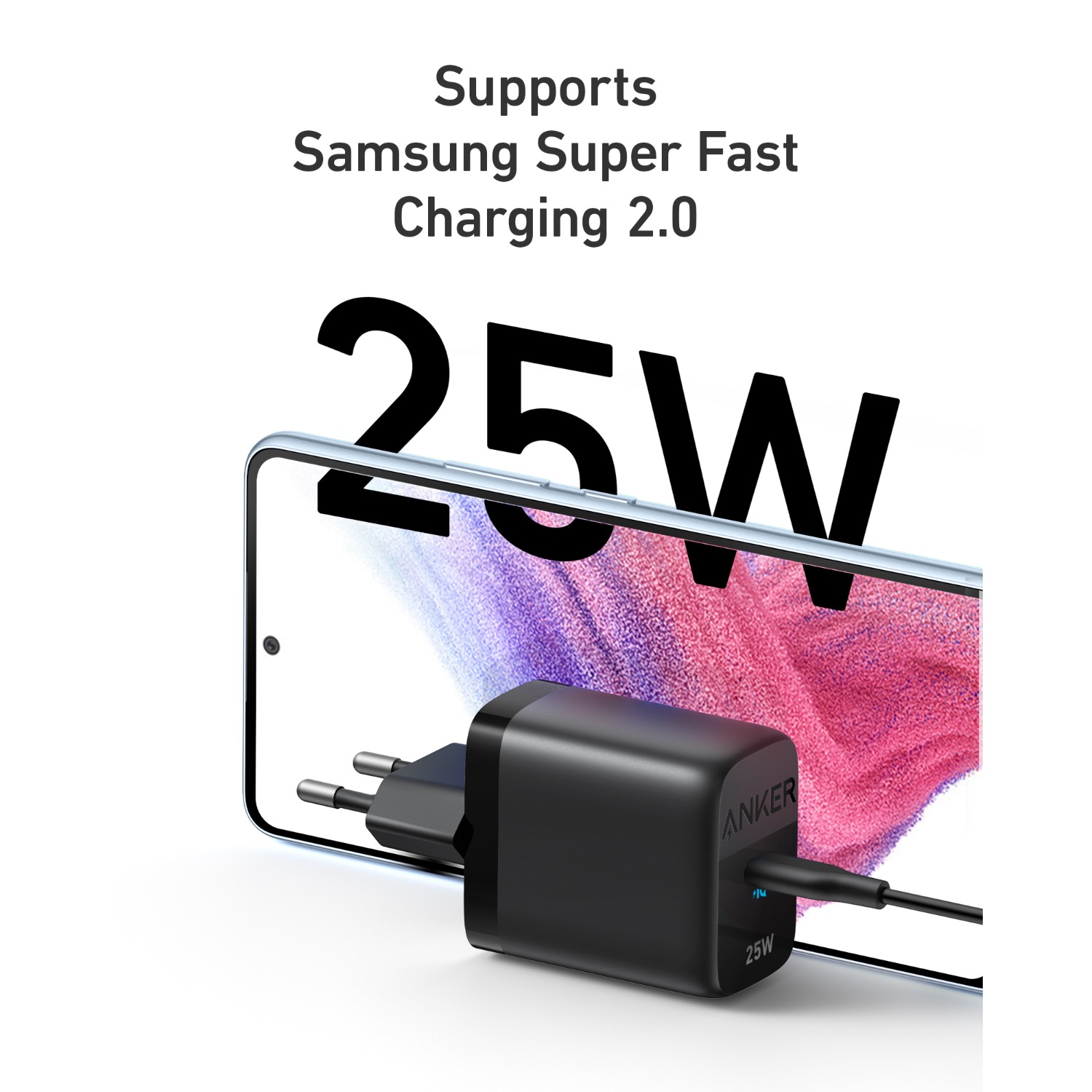 Anker 312 Fast Charger 25W - Black - Image 58