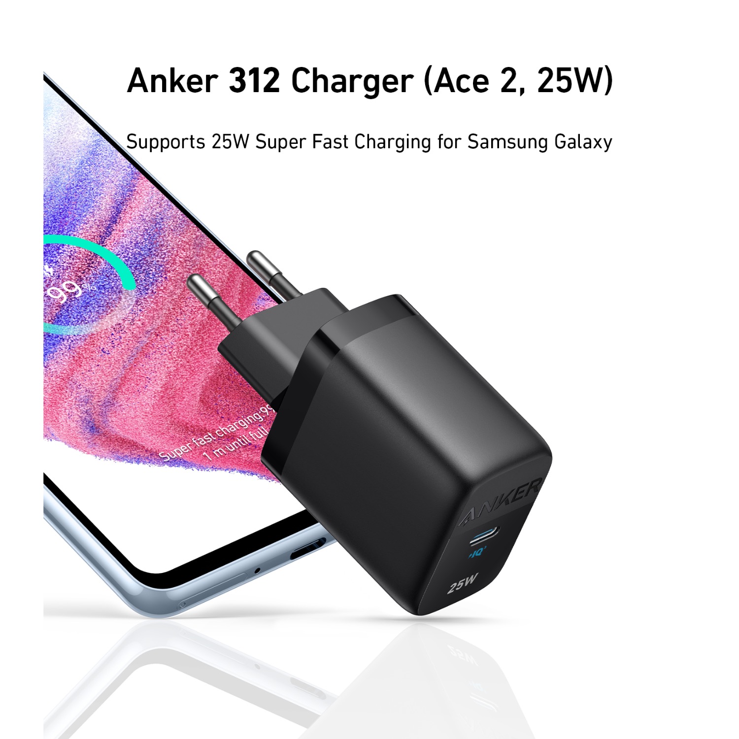 Anker 312 Fast Charger 25W - Black - Image 34