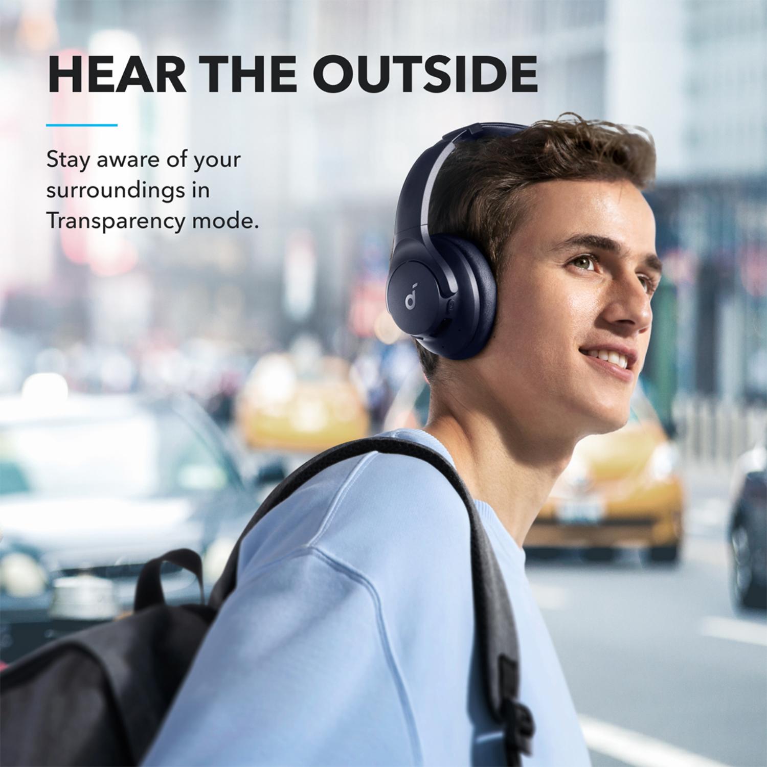 soundcore Q20i Hybrid Active Noise Cancelling Headphones - Blue - Image 54