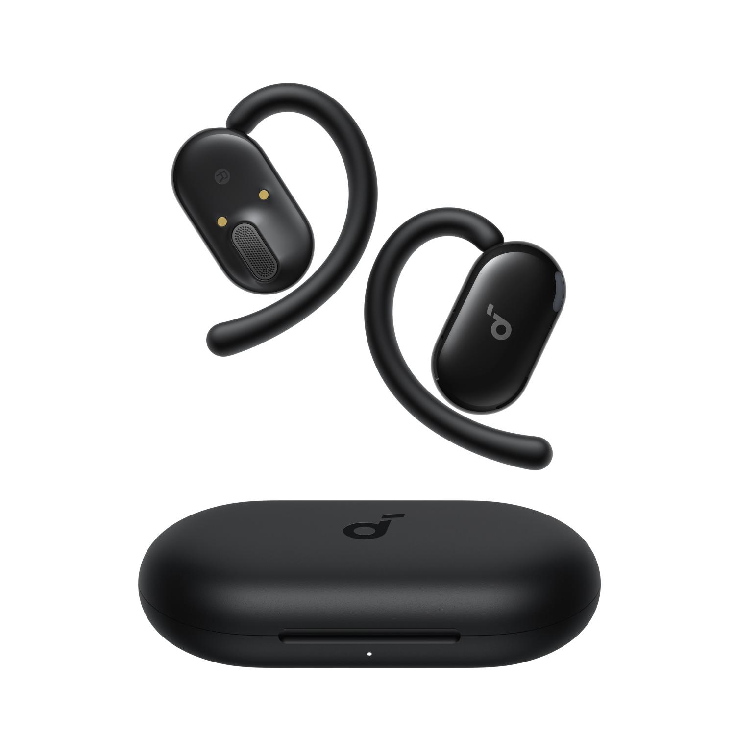 soundcore V20i Earbuds With Adjustable Hooks - Black - Image 41