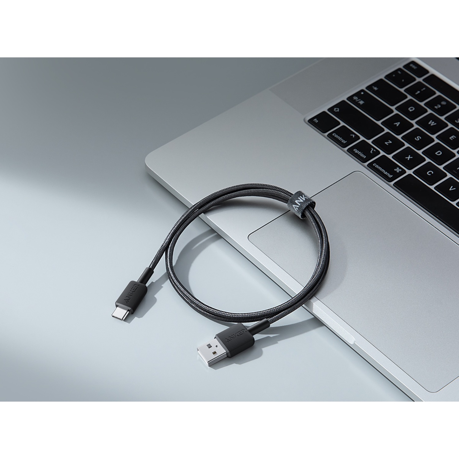 Anker 322 PowerLine USB A to USB C 0.9M Cable - Black - Image 34